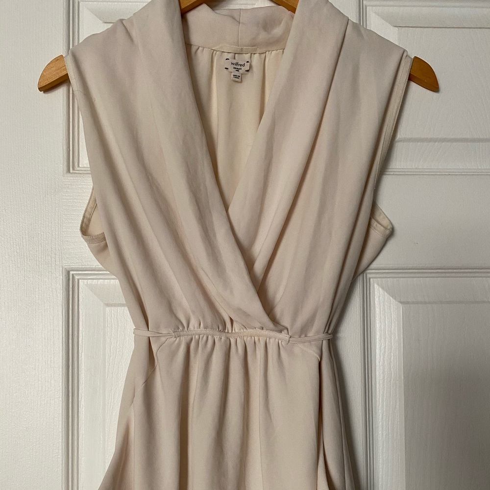 Cream-Coloured Aritzia Wilfred Sabine Dress - Picture 1 of 7